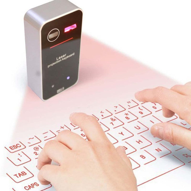 TecnoKey Pro Teclado Láser Inalámbrico Bluetooth