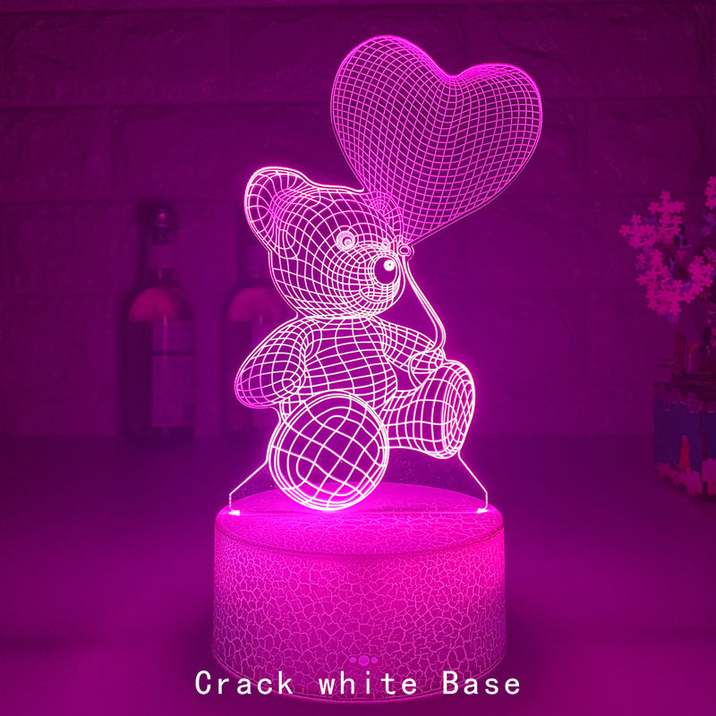 GlowCraft 3D LED Neon Sign Night Light