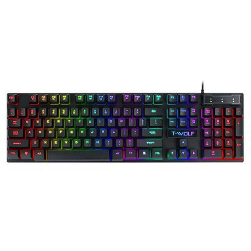 LumiStrike Teclado Gaming USB con Manipulador Flotante