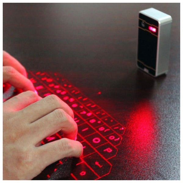 TecnoKey Pro Teclado Láser Inalámbrico Bluetooth