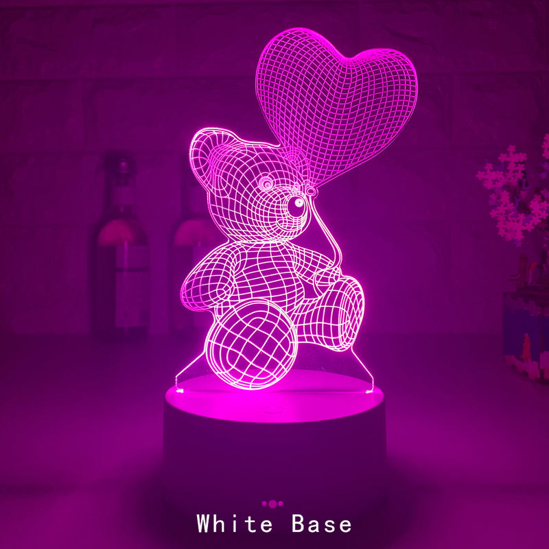 GlowCraft 3D LED Neon Sign Night Light