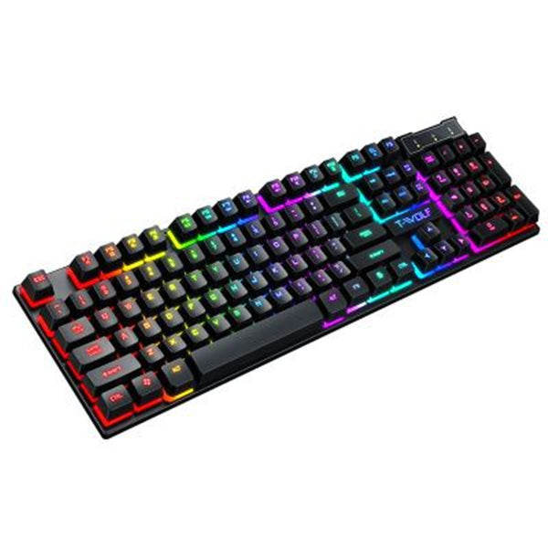 LumiStrike Teclado Gaming USB con Manipulador Flotante