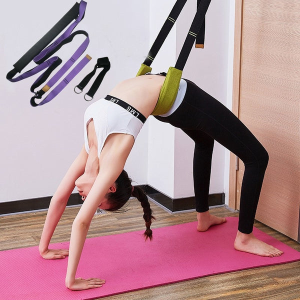 FlexiStrap Yoga Belt - Cinturón de Ejercicios para Yoga y gimnasio