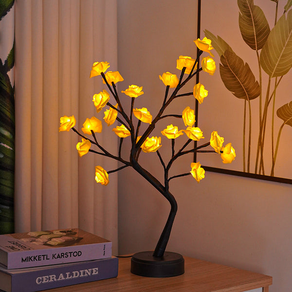 BlossomGlow Flower- Lámpara de Mesa