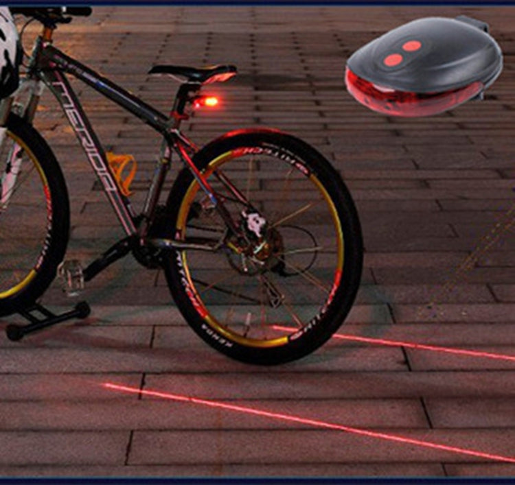 LumiGuard Luz Trasera para Bicicleta (5 LED + 2 Láser)
