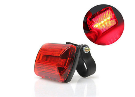 LumiGuard Luz Trasera para Bicicleta (5 LED + 2 Láser)
