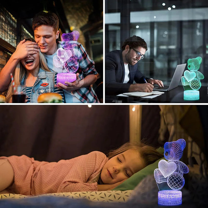 GlowCraft 3D LED Neon Sign Night Light