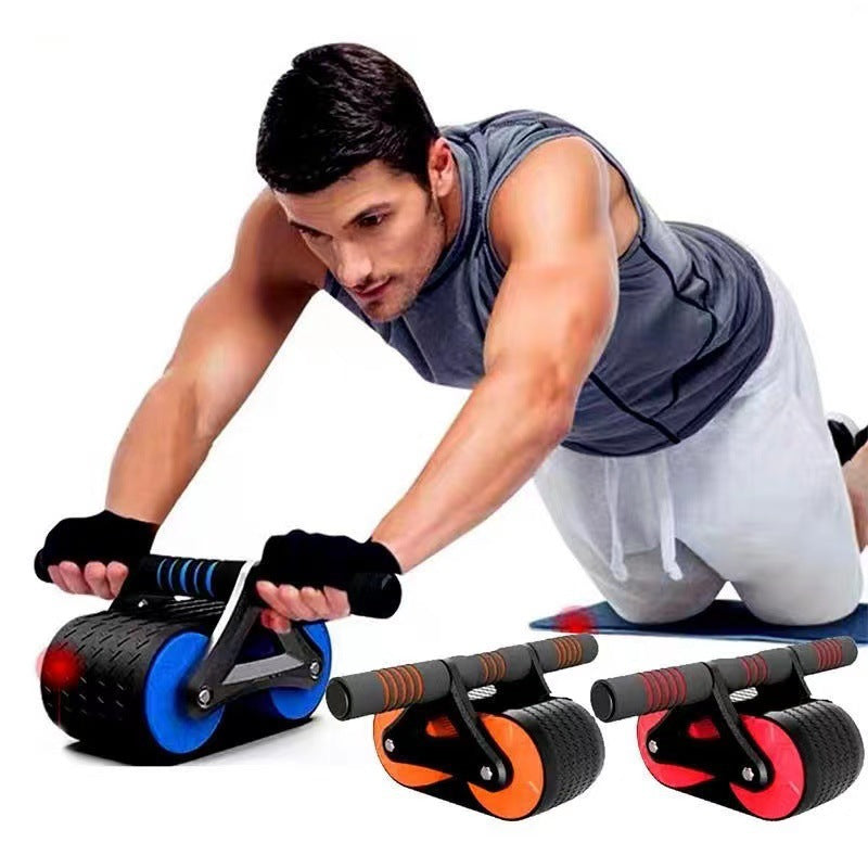 DualFlex Rueda de Ejercicios Abdominales con Rebote Automático