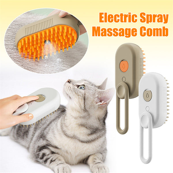 PurrSpa- Cepillo de Vapor para Gatos y Perros