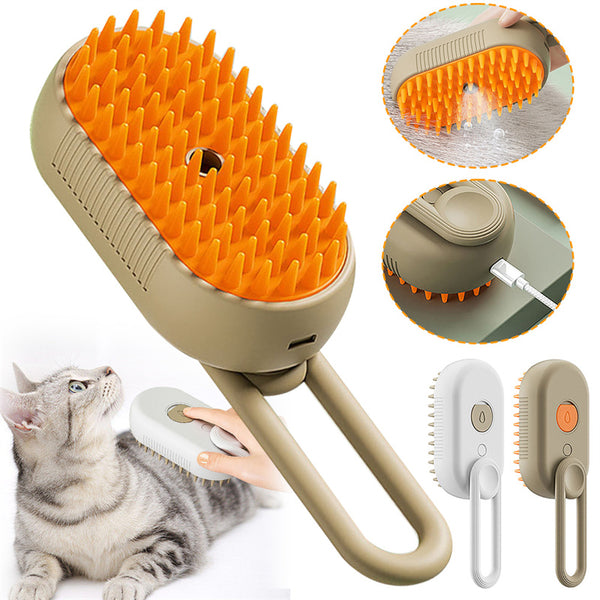 PurrSpa- Cepillo de Vapor para Gatos y Perros