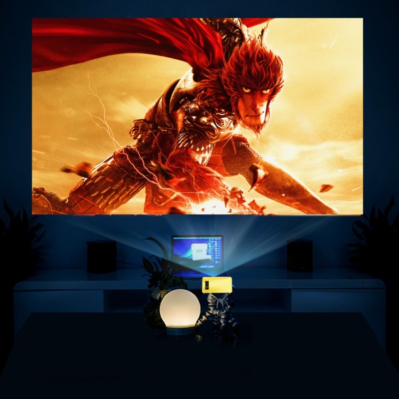 MiniPro HD1080P LED Projector - Proyector de Alta Definición
