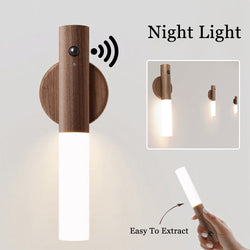 EcoGlow Auto LED Wood Night Light