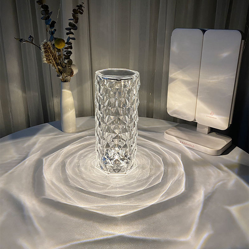 CrystalGlow-Lámpara de Mesa