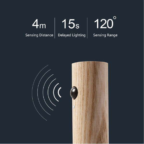 EcoGlow Auto LED Wood Night Light