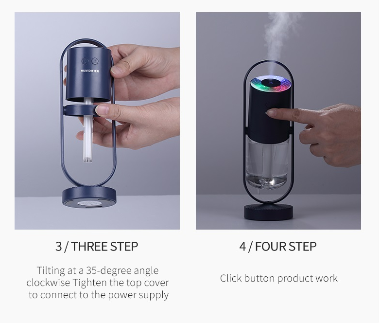 MysticMist- Humidificador de Aire con Luces