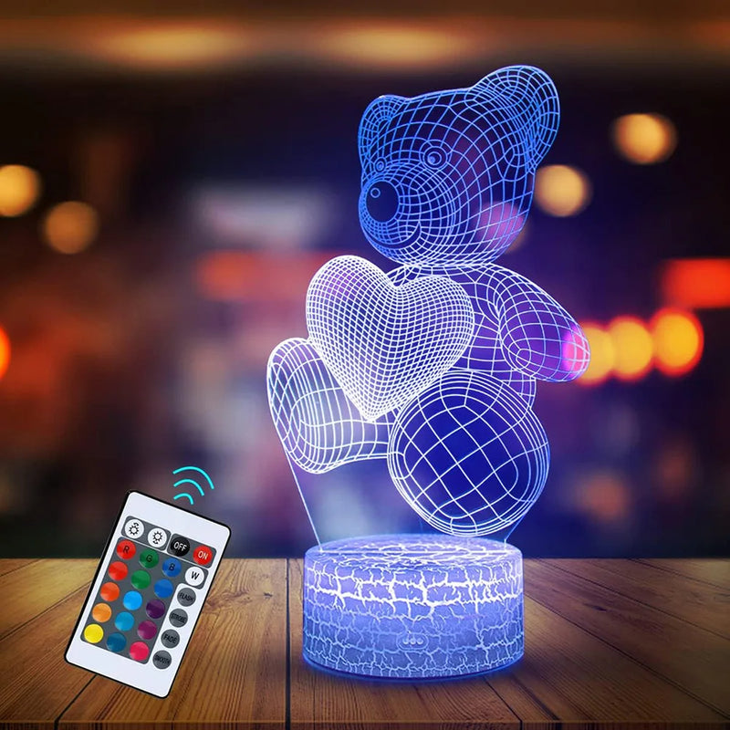 GlowCraft 3D LED Neon Sign Night Light