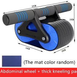 DualFlex Rueda de Ejercicios Abdominales con Rebote Automático