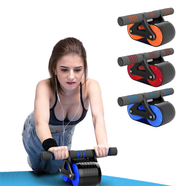 DualFlex Rueda de Ejercicios Abdominales con Rebote Automático