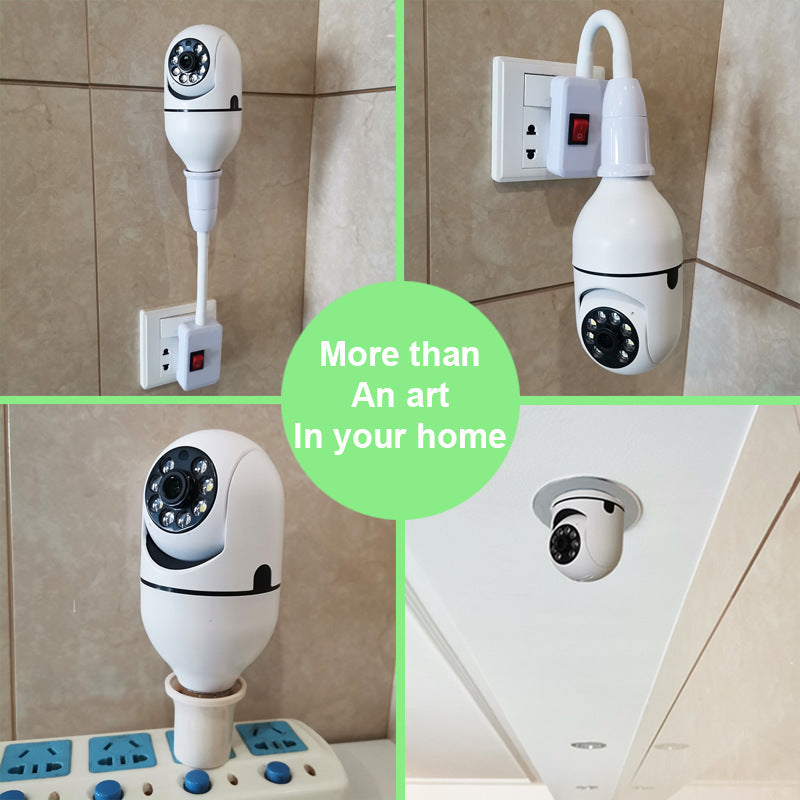 VisionGuard 1080P WiFi - Cámara en Bombilla con Zoom
