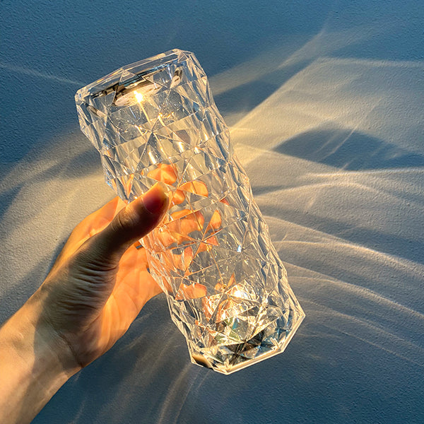 CrystalGlow-Lámpara de Mesa
