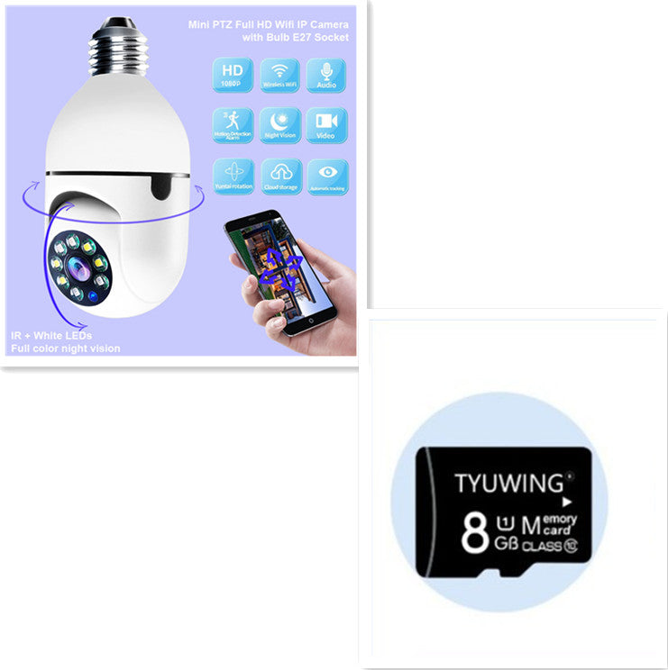 VisionGuard 1080P WiFi - Cámara en Bombilla con Zoom