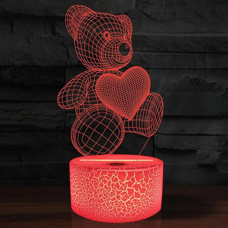 GlowCraft 3D LED Neon Sign Night Light