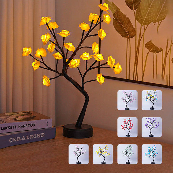 BlossomGlow Flower- Lámpara de Mesa