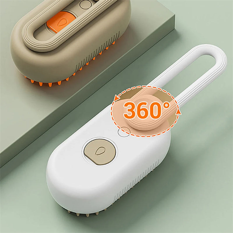 PurrSpa- Cepillo de Vapor para Gatos y Perros